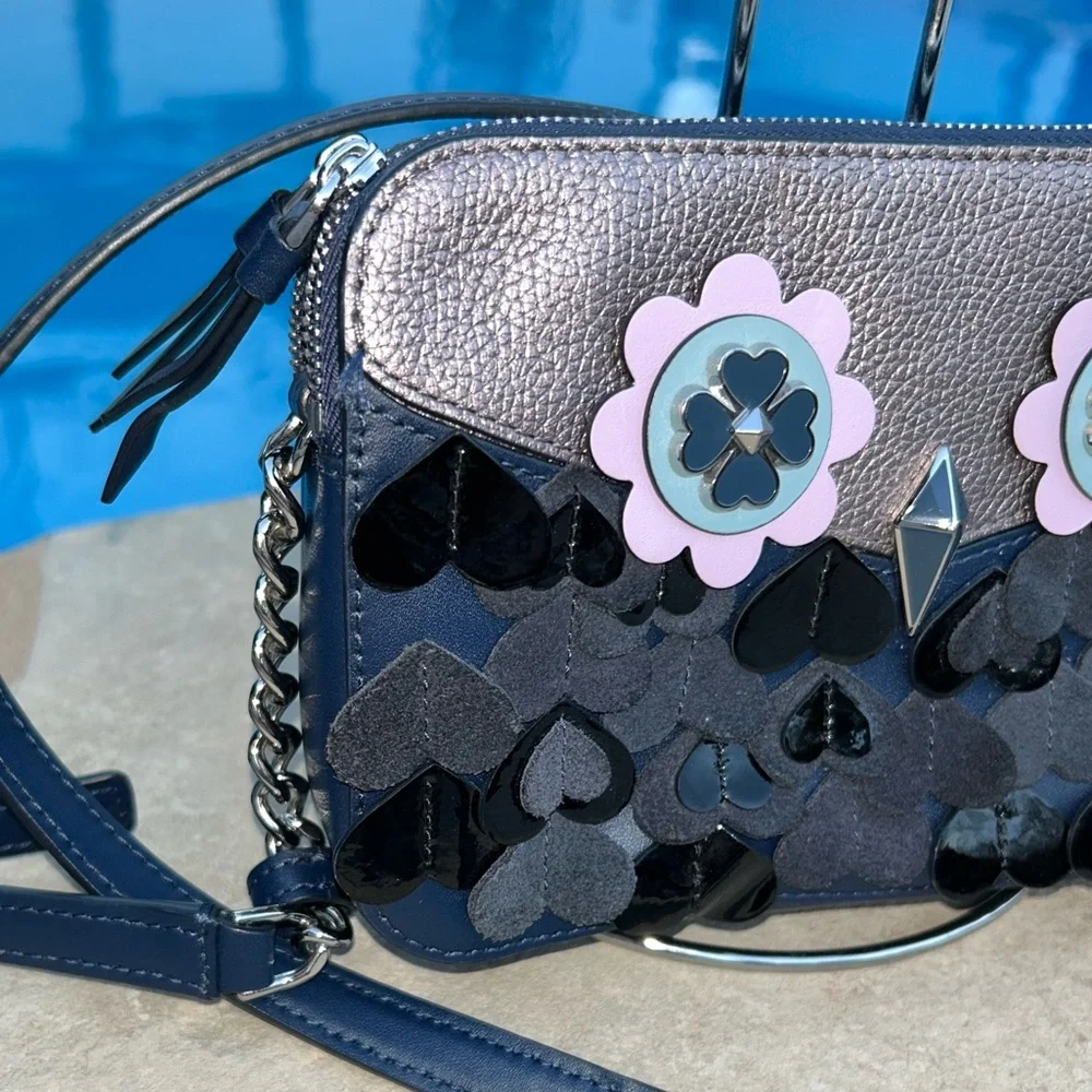 Kate Spade New York Floral Appliqué Camera Crossbody Bag - Picture 5 of 9